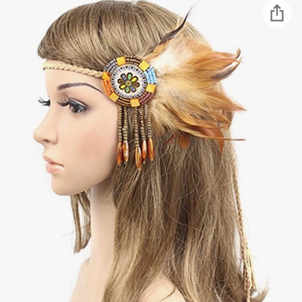 Indian hair tassel